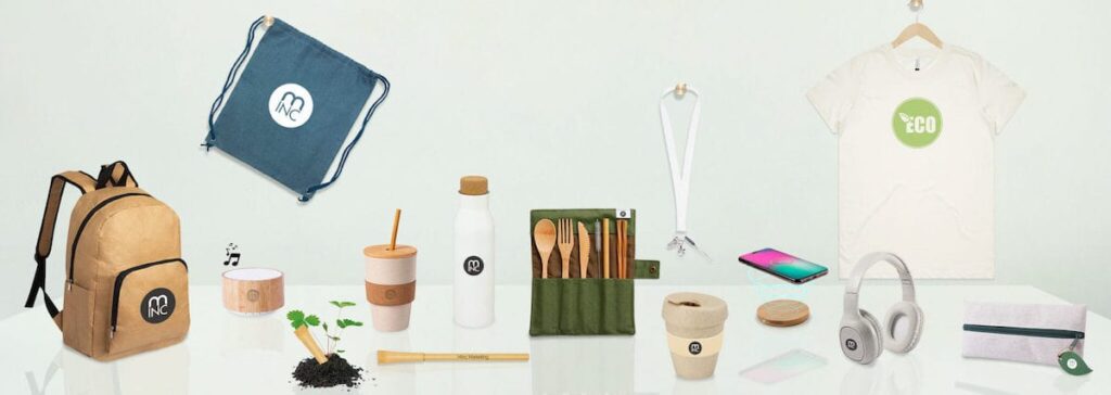 Eco-friendly promotional products by Minc Marketing in Melbourne