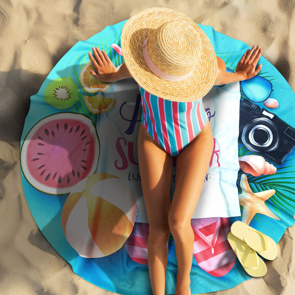 branded Paradiso Beach Towel