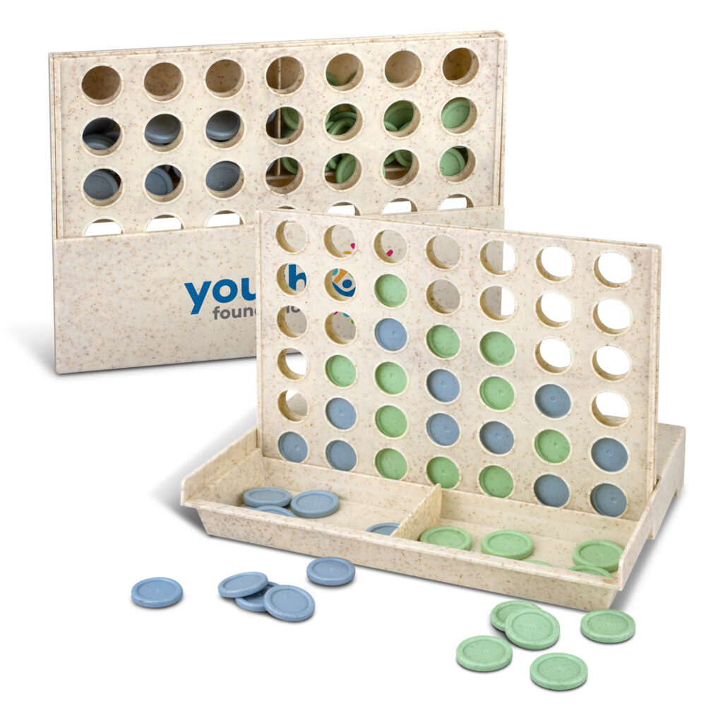 company branded Four in a Row Game