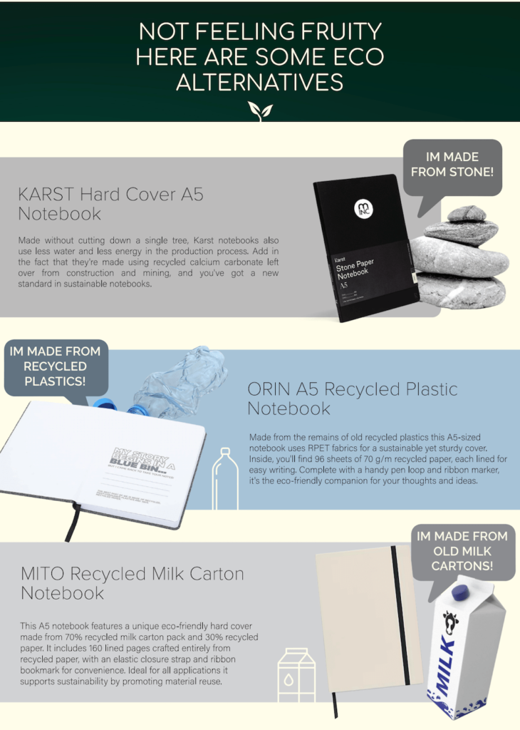 eco friendly promotional product ideas 2024 - minc marketing