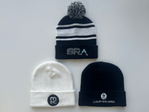 Promotional branded beanies MINC Marketing