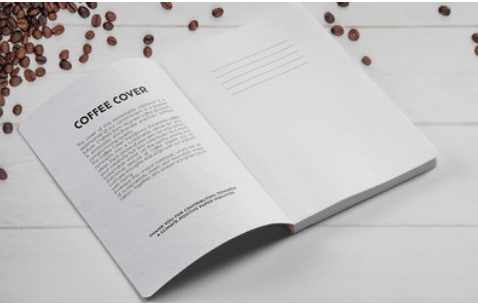 Coffee Cover Notebook - eco friendly promotional product