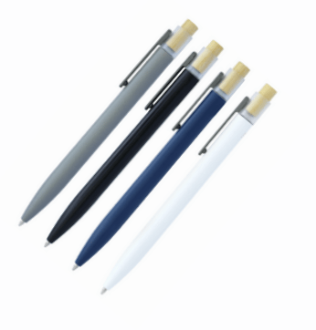 Recycled Aluminium & Bamboo promotional pen
