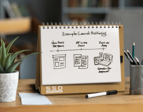 Whiteboard Notebook - sustainable promotional product