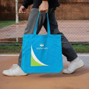 Bright Blue Tote Bag